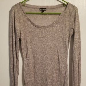 express floral long sleeved shirt